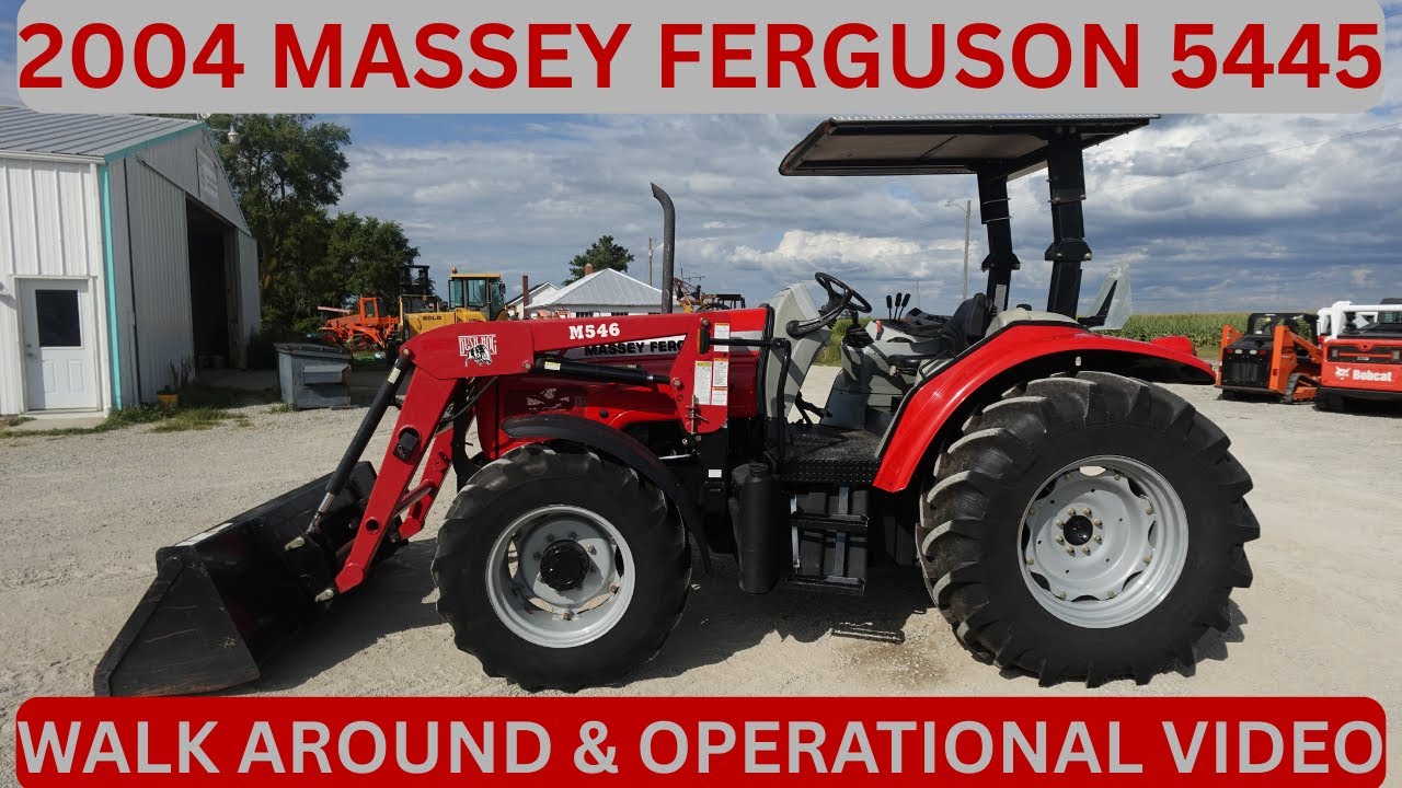 2004 Massey Ferguson 5445 Tractor Walk Around & Operational Video     $39,900