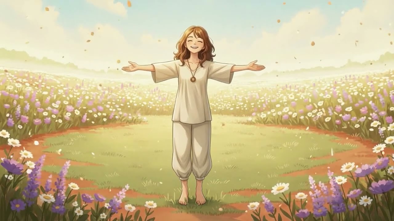 Sunlit Petals | Calm Music with 2D Animation | The Slow Garden