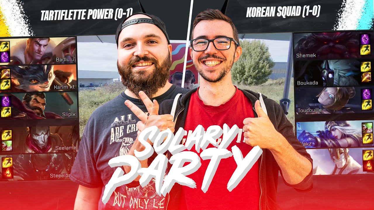 TARTIFLETTE ACADEMY VS KOREAN SQUAD ► GAME 5 - PHASES DE POULES - SOLARY PARTY 2021