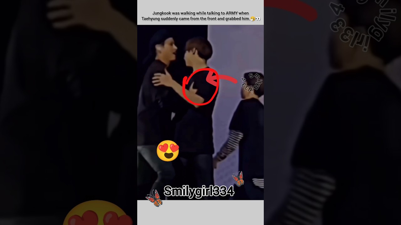 TaeKook Moment: Tae's Unexpected Move 💥🤧👀🌚#bts #taekook #taekookmoment #viral