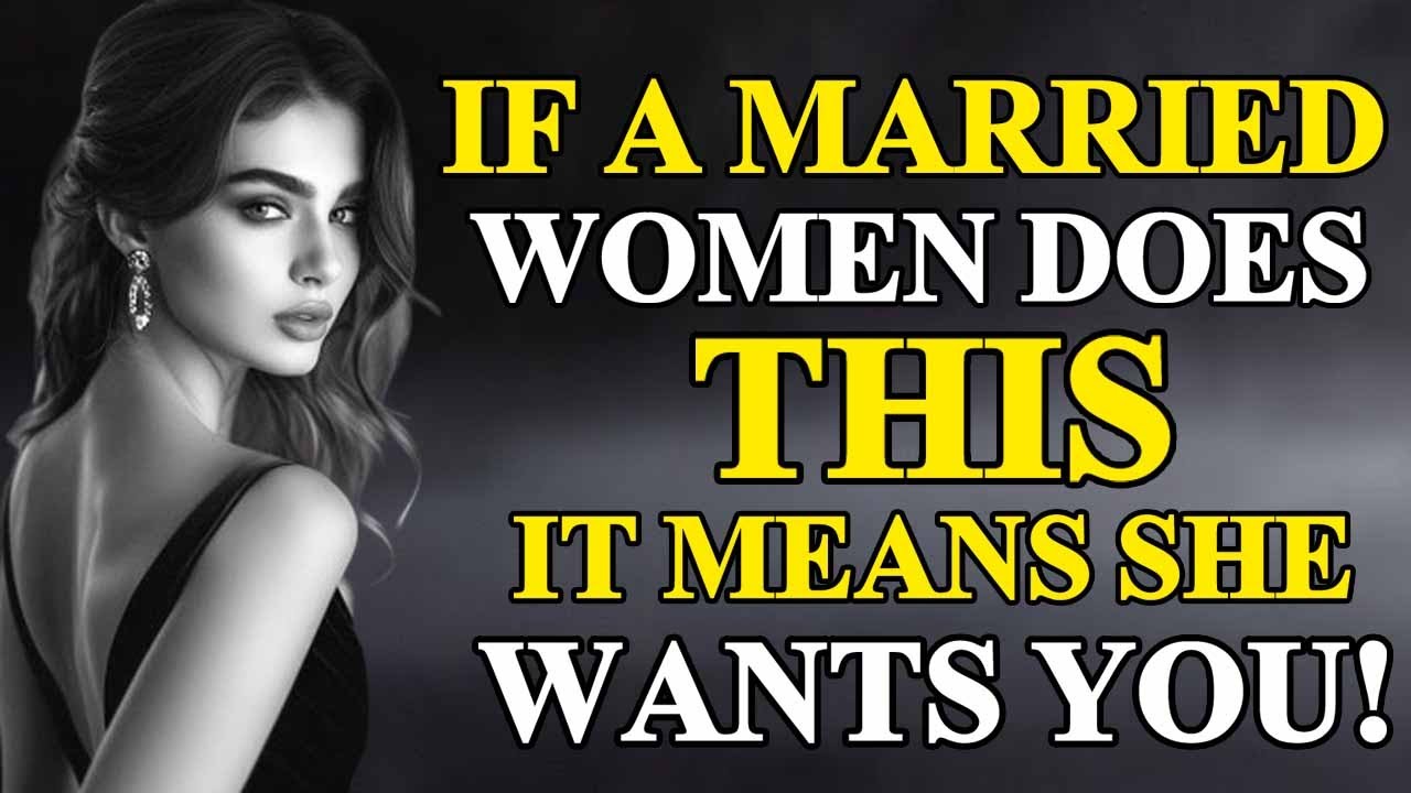 These 10 Signs tell you A Married Woman Wants You | The Stoic King