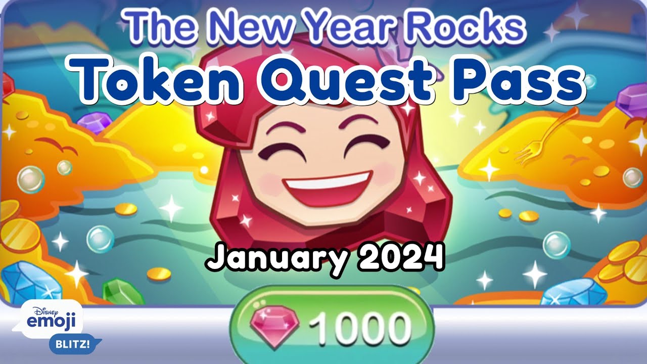 Disney Emoji Blitz Token Quest Pass (January 2024)