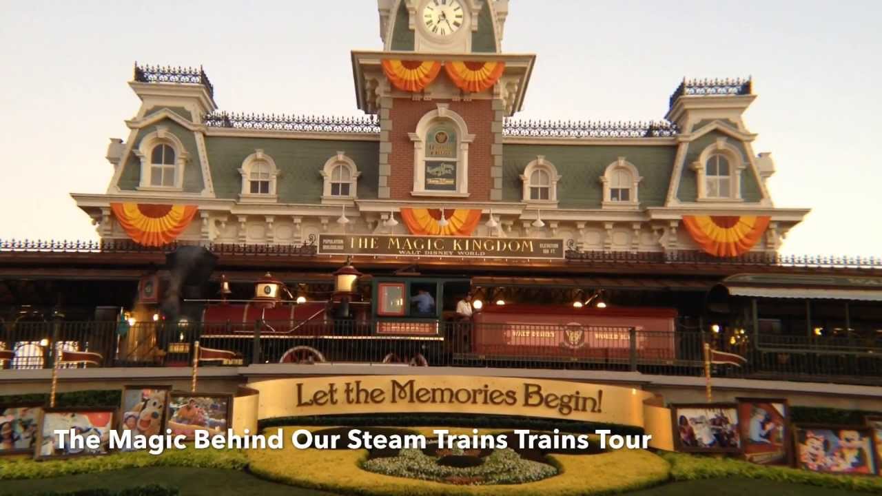 WDW Railroad Roy O. Disney Engine #4 Magic Behind Our Steam Trains Tour