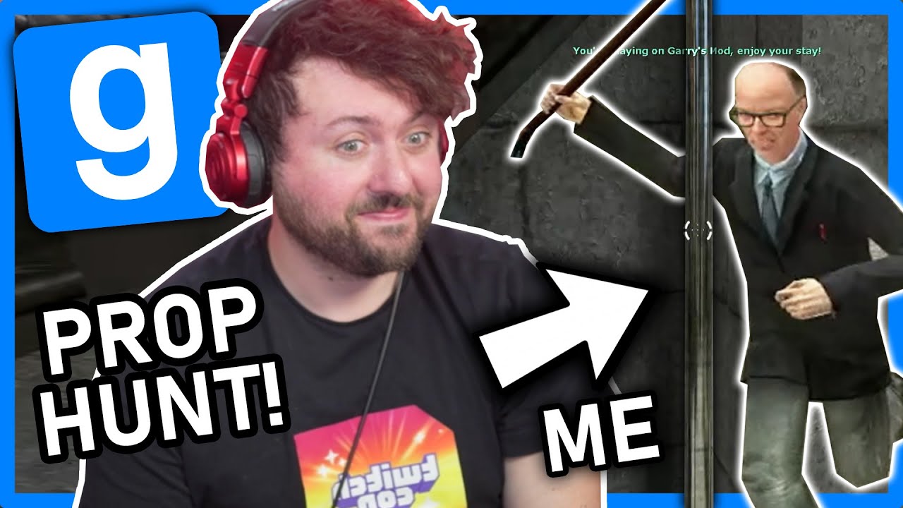 These Prop Hunt hiding spots got a little WILD | Gmod Prop Hunt w/ Friends