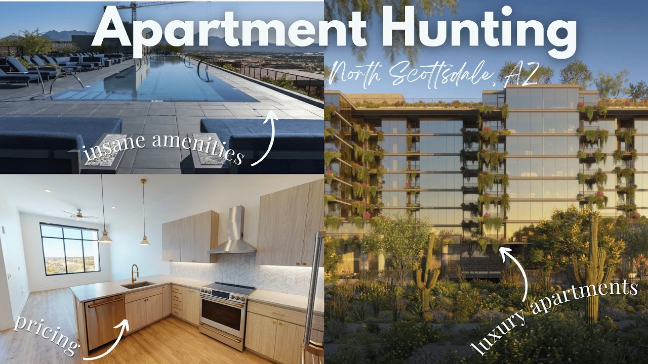 Touring Luxury Apartments in Scottsdale AZ 2026🌵 | What 6,000$ get you in North Scottsdale