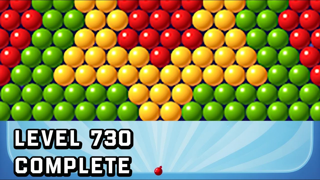 🔥 Bubble Shooter Classic Pop 🟢 Level 730&ndash; Step-by-Step Guide to Victory 🎯 Bubble Shooter Game Play