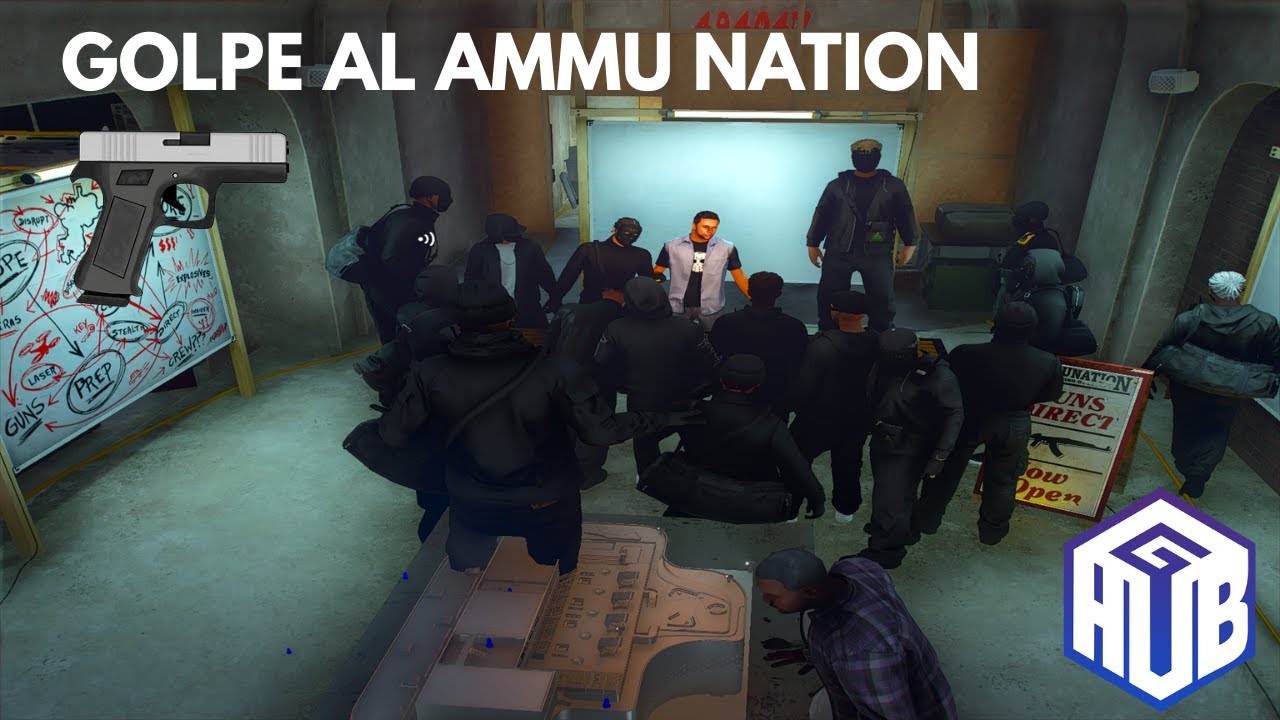 AMMU NATION de PANDILLA | GOLPE - GTAHUB | PEAKYBOYS