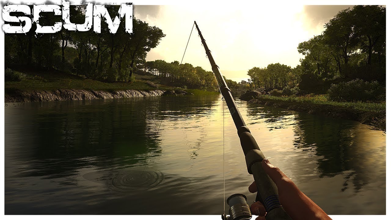 Scum заработок на рыбалке, сервер ADVENTURE TIME.