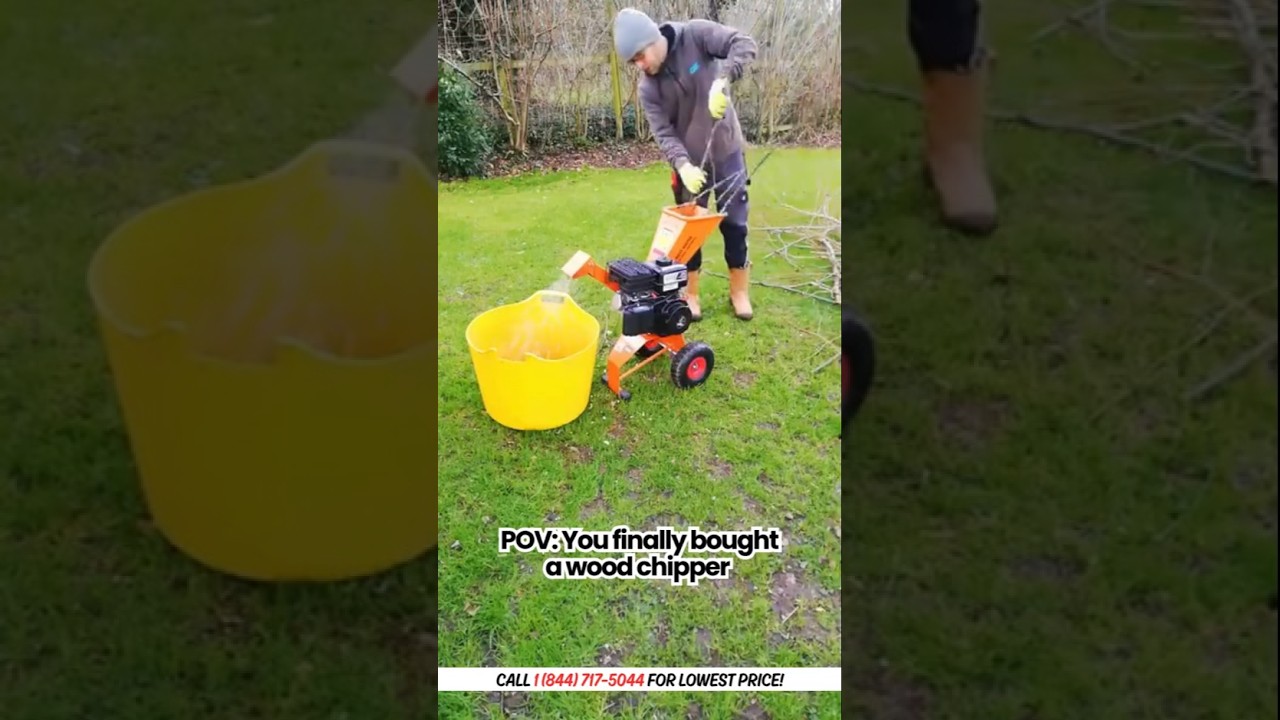 Лучший портативный измельчитель древесины | Легко утилизируйте садовые отходы 