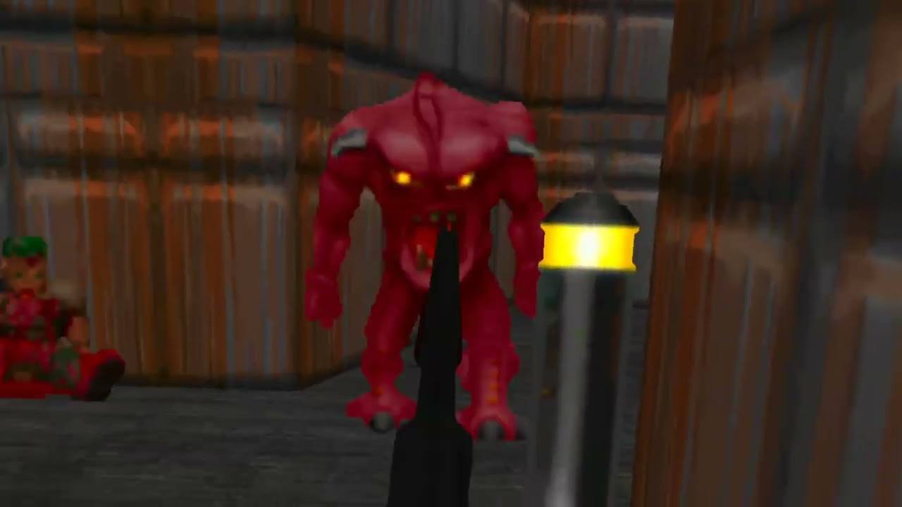 Ultimate Doom VR E1M7 Computer Station