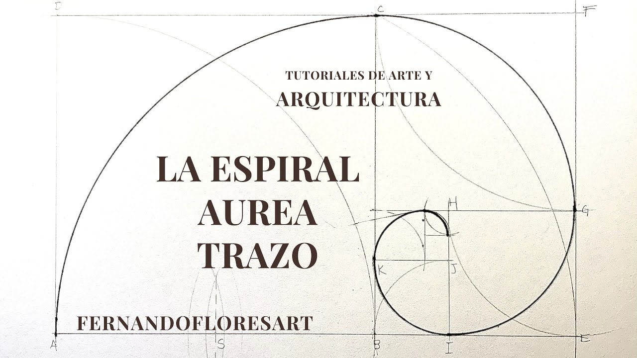 La espiral áurea, trazo.