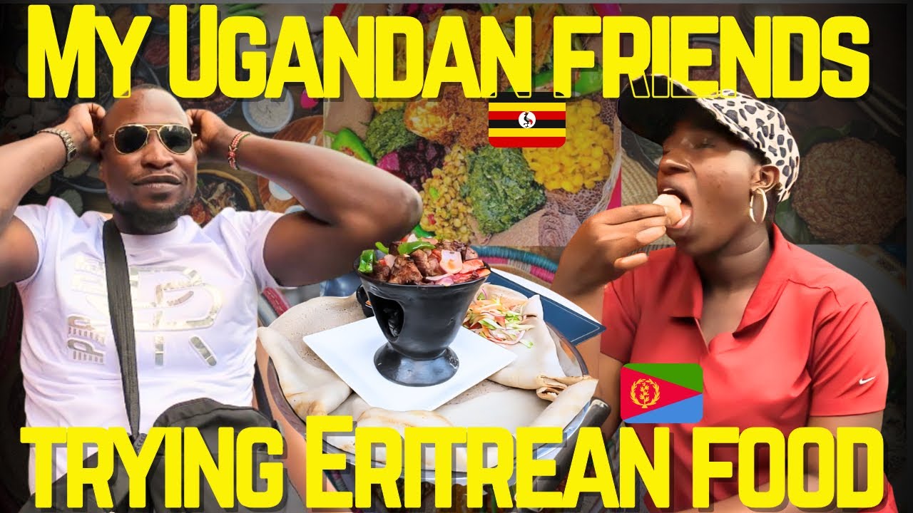 🇪🇷 Мои угандийские друзья пробуют эритрейскую кухню 🇺🇬