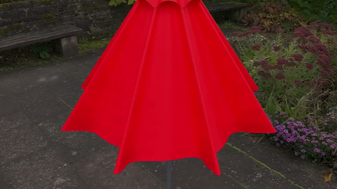Above Height Series 9' Smart Sunbrella Patio Umbrella with Wind Sensor on QVC