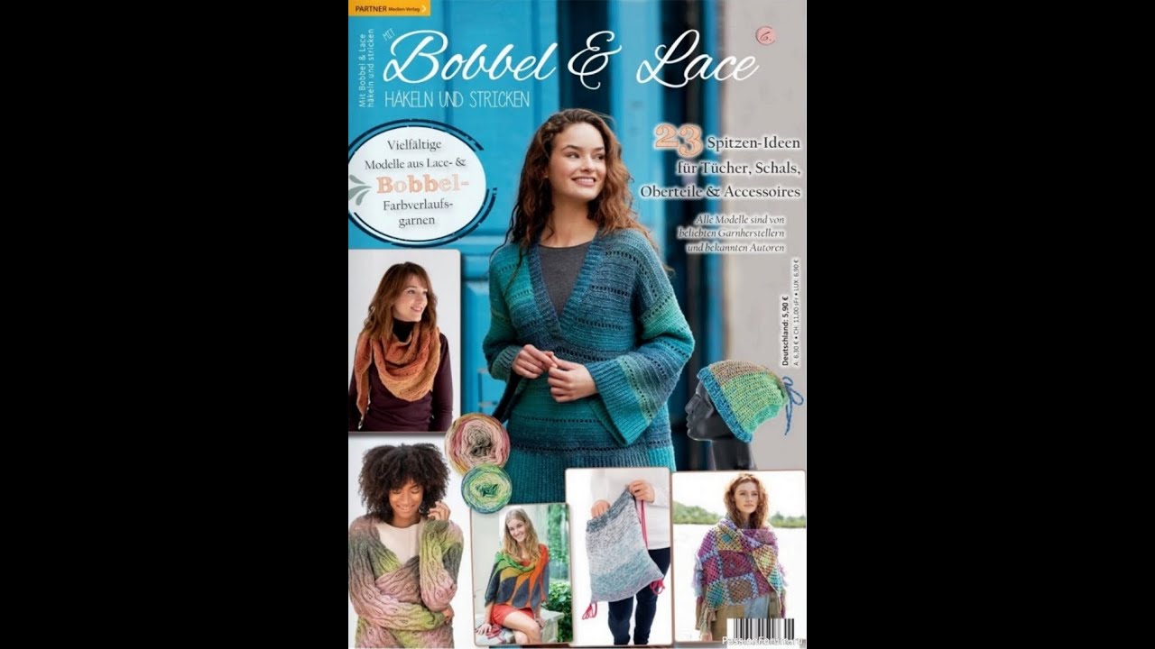 Bobbel & Lace  №6 2021 Журнал с образцами на немецком языке