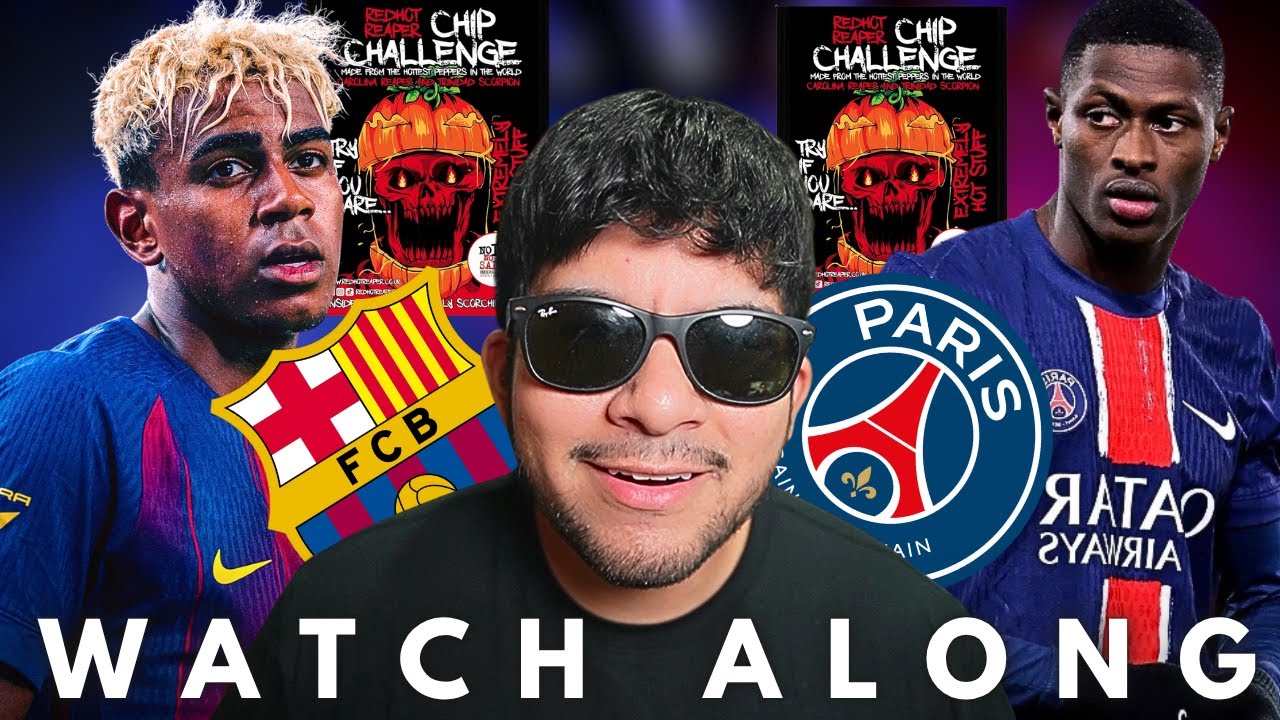 BARCELONA VS PSG WATCHALONG!!! TIME FOR REVENGE!!!