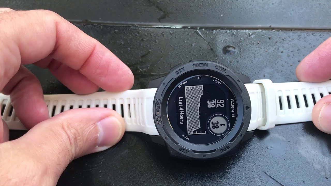 Garmin Instinct — использование виджета температуры (не погоды)
