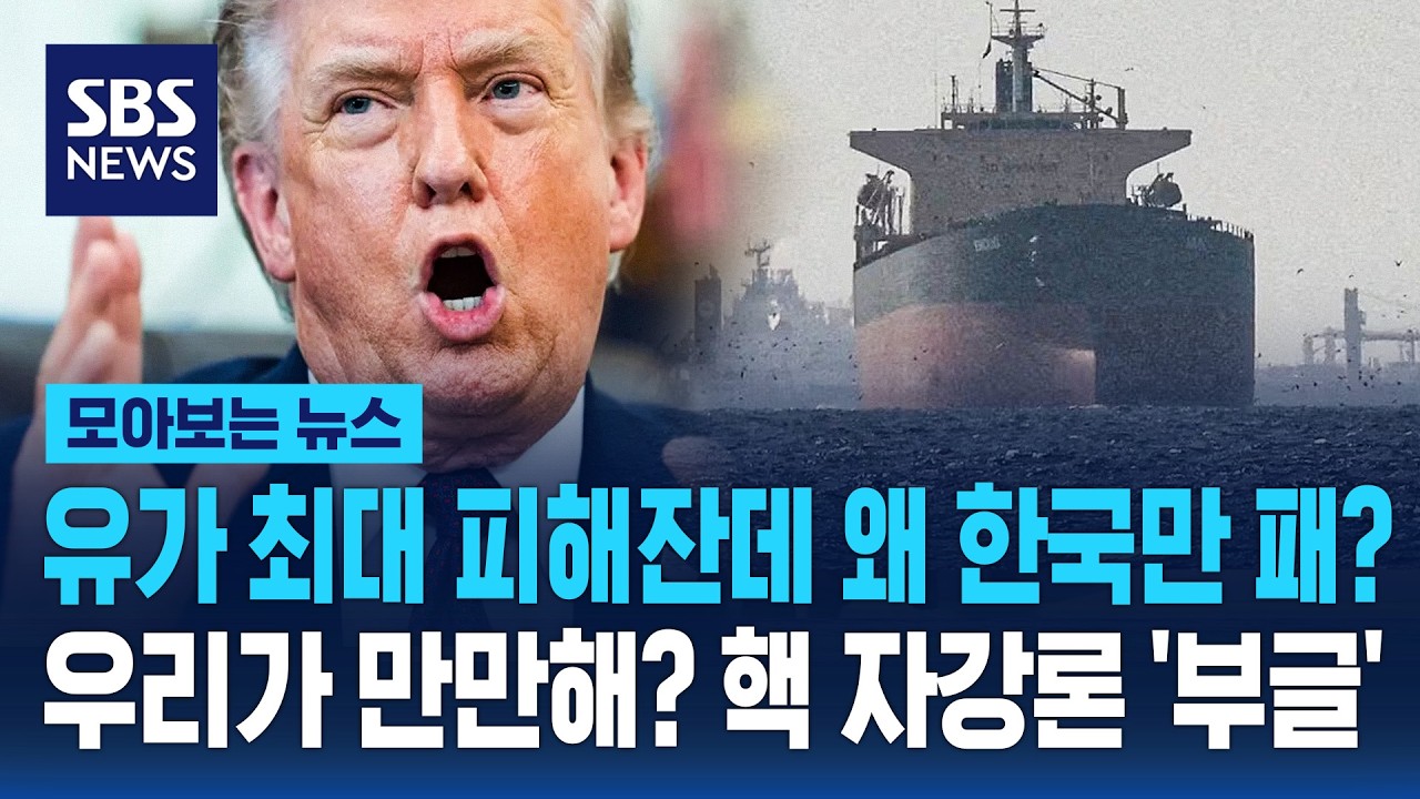 유가 최대 피해잔데 왜 한국만 패?..우리가 만만해? 핵 자강론 '부글' / SBS / 모아보는 뉴스