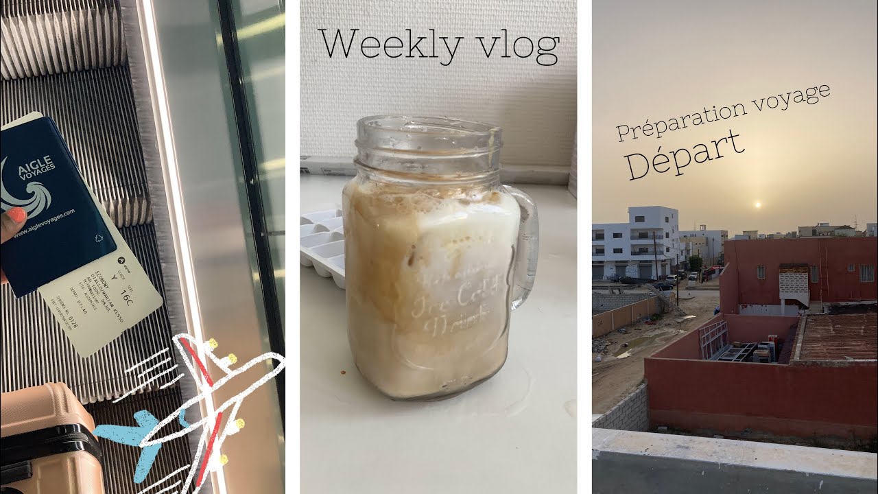 weekly vlog - préparation voyage, shopping, départ - part 1