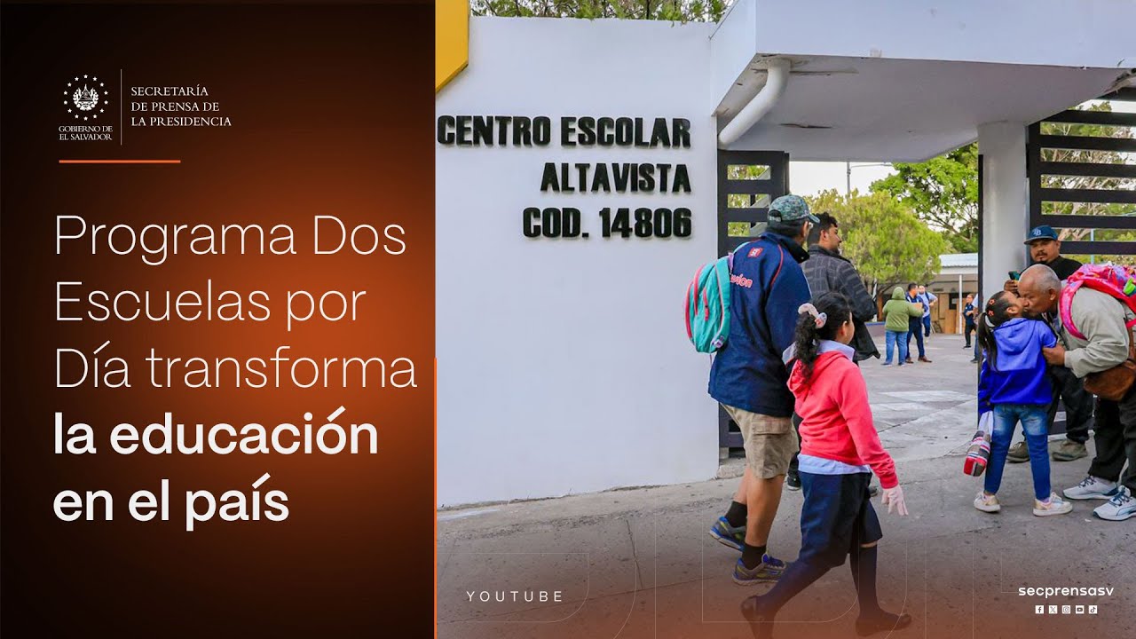 Gobierno del Presidente Bukele dignifica a estudiantes públicos con las transformaciones en escuelas