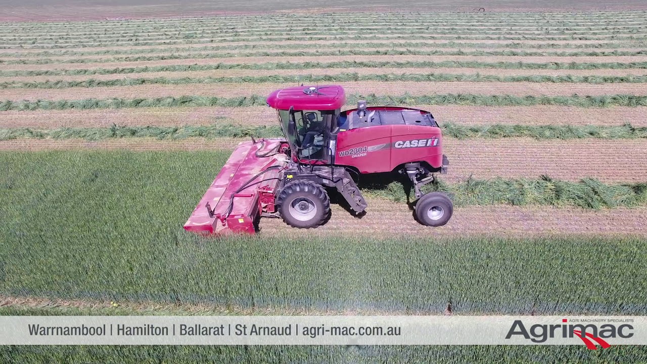 Interview with Keith Bird about the Case IH WD2304 Draper
