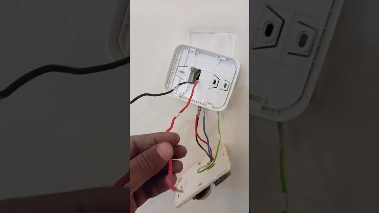 Manual thermostat replace and digital Honeywell thermostat install 