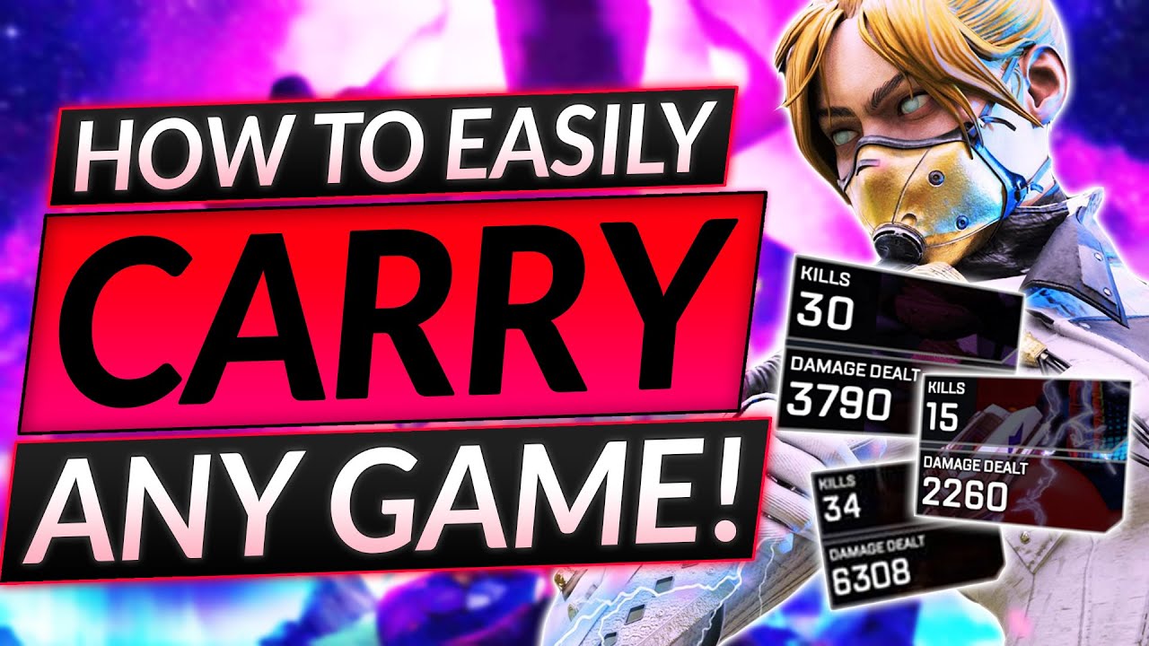 How to CARRY ANY GAME (Even With Bad Teammates) - 3 BRUTAL Mistakes - Apex Legends Guide