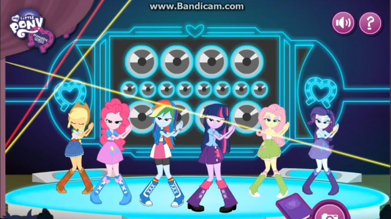 MLP Equestria Girls: Fall Formal Dance-Off gameplay