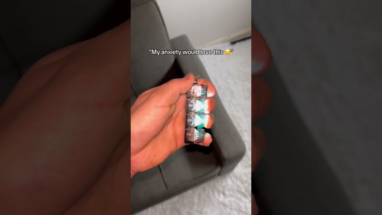 This fidget keyboard always calms me down. #anxiety #fidgets #keyboard #adhd #stressrelief