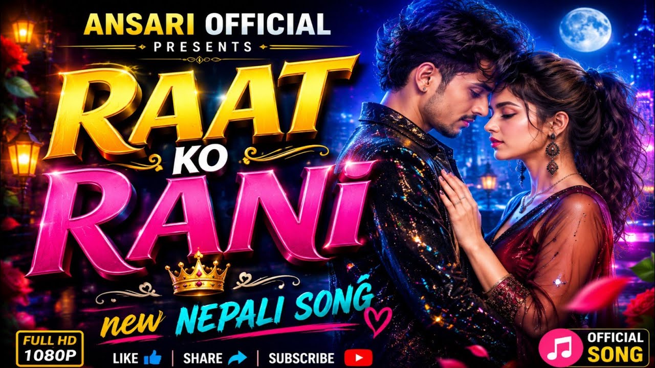 Raat ko rani | new lyrics nepali song | new viral song 2025 | AI song new version 
