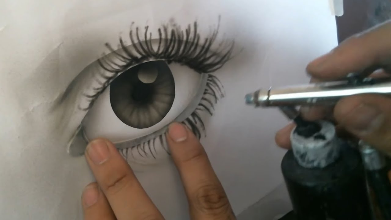 How to Airbrush an Eye