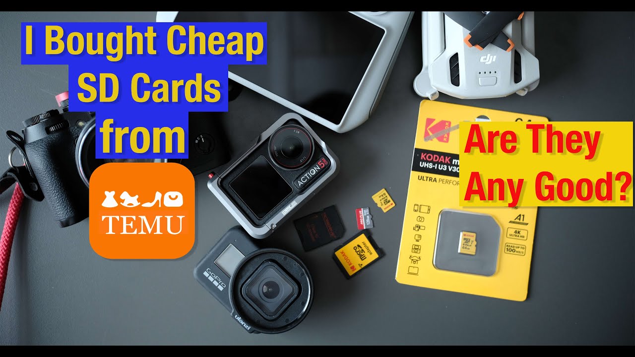 I Bought CHEAP SD Cards from TEMU... Are They Any Good? 🤔💾