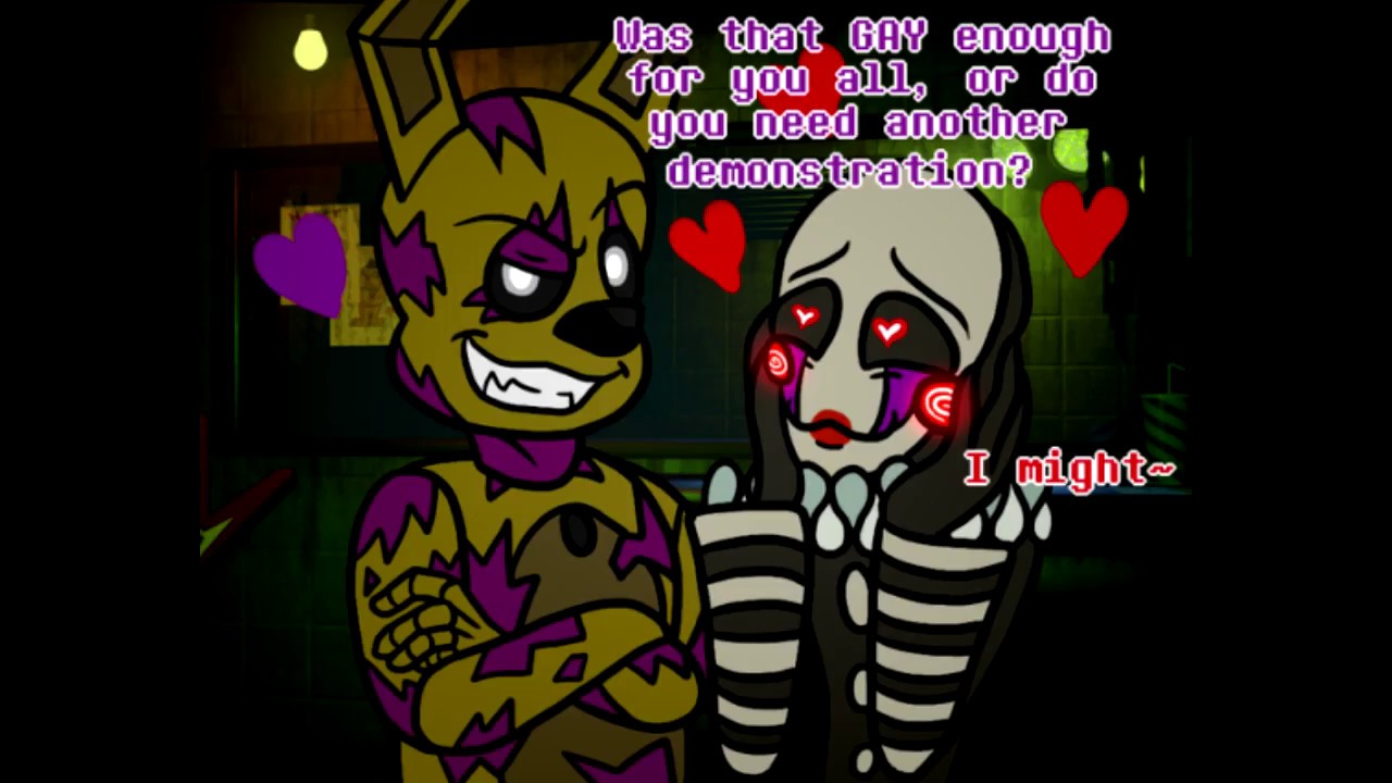спросите Спрингтрапа и Перси часть 3 [FNAF COMIC DUB] комикс от MarkMaker
