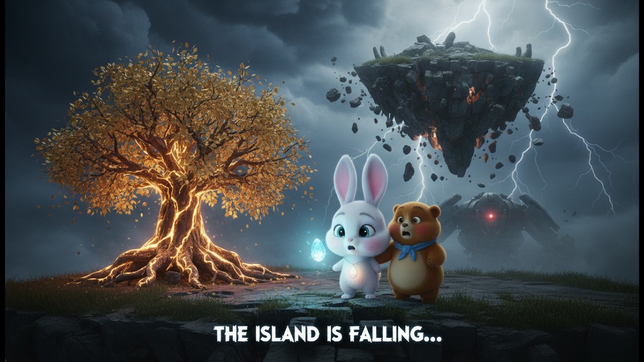 The Floating Island Is Falling… And The Tree Is Dying | Lumi & Mochi’s Most Dangerous Adventure