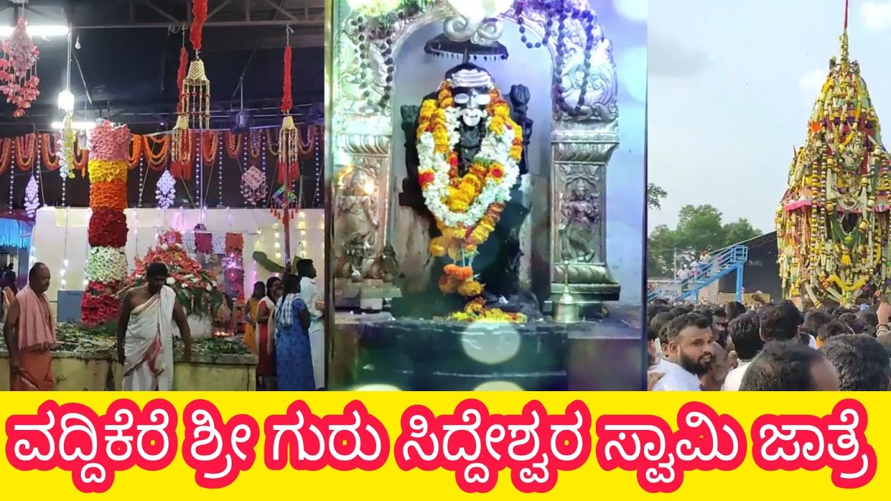 Vaddikere Shri Guru Siddeshvara Swami Jatre l ವದ್ದಿಕೆರೆ ಶ್ರೀ ಗುರು ಸಿದ್ದೇಶ್ವರ ಸ್ವಾಮಿ ಜಾತ್ರಾ ಮಹೋತ್ಸವ
