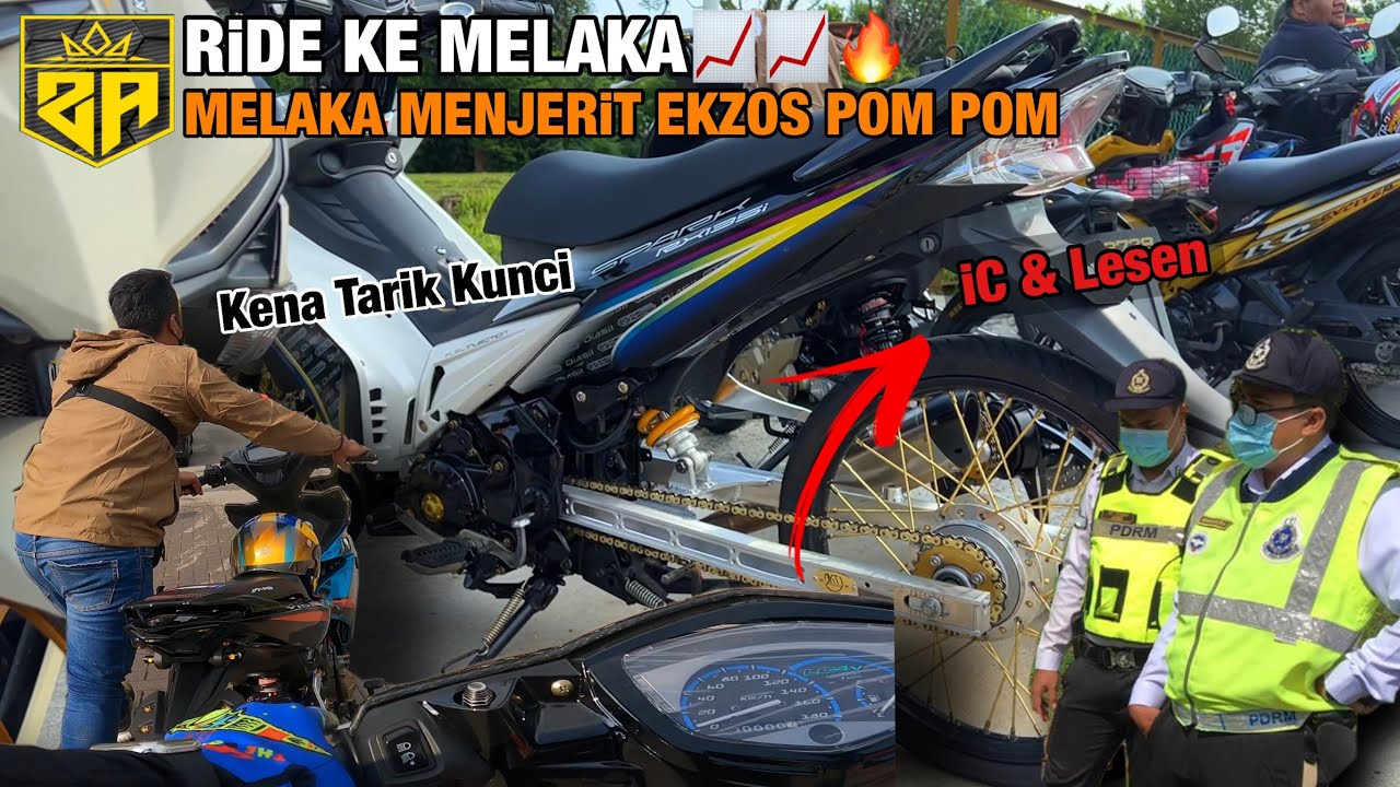 LC135 RiDE KE MELAKA | KENA TARiK KUNCi | RiDE AKHIR TAHUN 2021