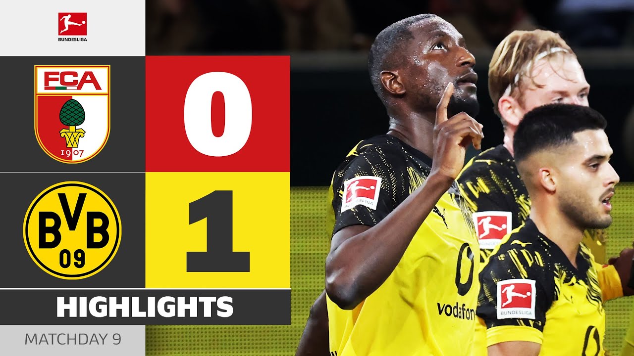 FC AUGSBURG - BORUSSIA DORTMUND | Highlights | Matchday 9 &ndash; Bundesliga 2025/26