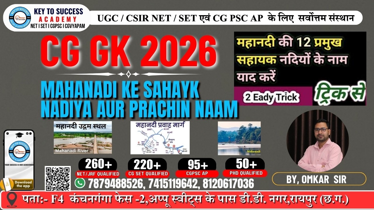 Mahanadi ke sahayk nadiyan aur prachin naam