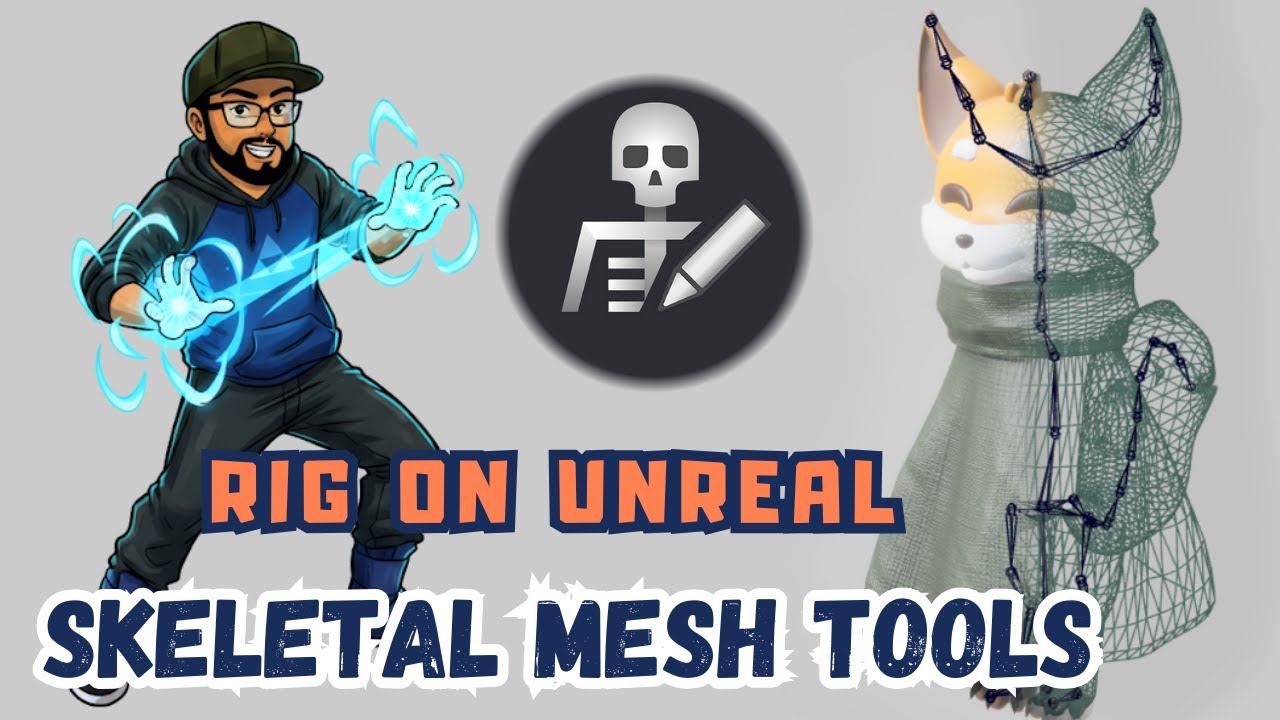 🦿 Aprende Skeletal Rig en #UnrealEngine5 con Skeletal Mesh Tools