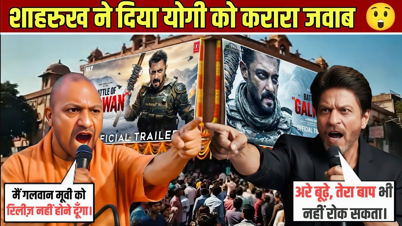 BATTLE OF GALWAN MOVIE BANNED ? | Galwan Movie Teaser | Shahrukh Khan VS Yogi Adityanath Salman Khan