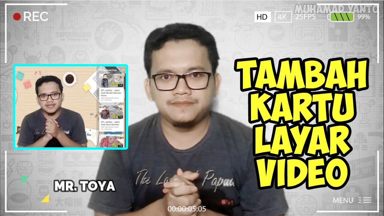 Tutorial Cara Menambahkan Kartu Layar / Kartu Video Youtube
