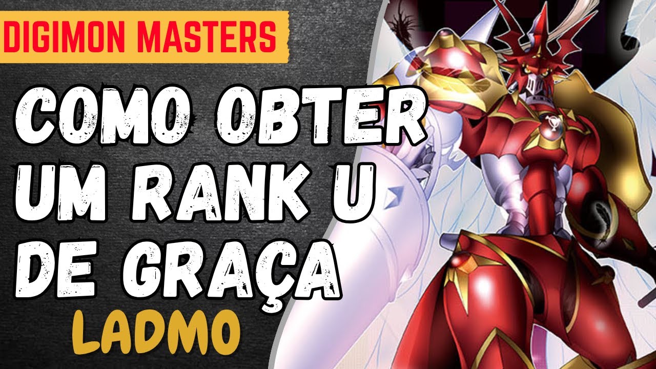 NOVAS FORMAS PARA OBTER UM RANK U DE GRA&Ccedil;A NO LADMO! AOKI   #digimonmasters   #ladmo   ​