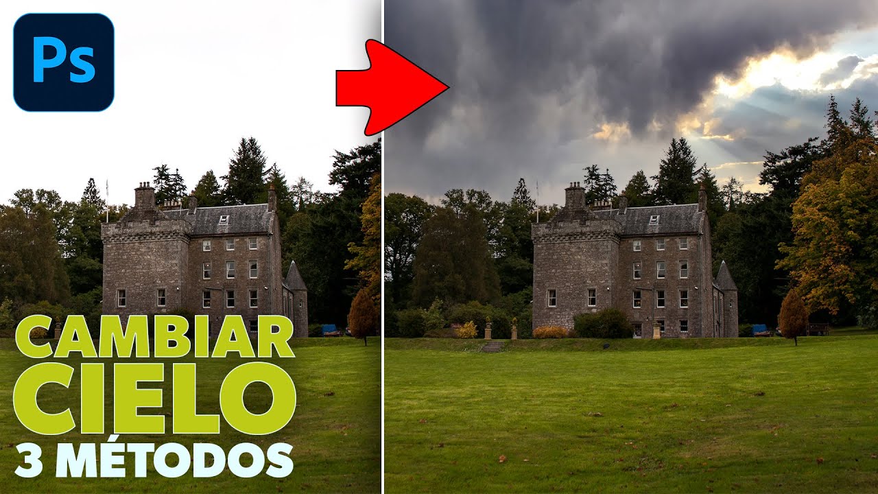Cómo cambiar el cielo a tus fotos en Photoshop (3 Métodos)