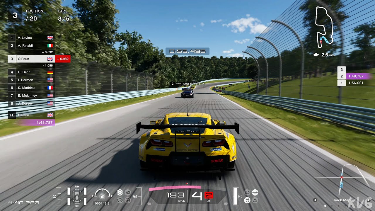 Gran Turismo 7 - Watkins Glen Long Course - Gameplay (PS5 UHD) [4K60FPS]