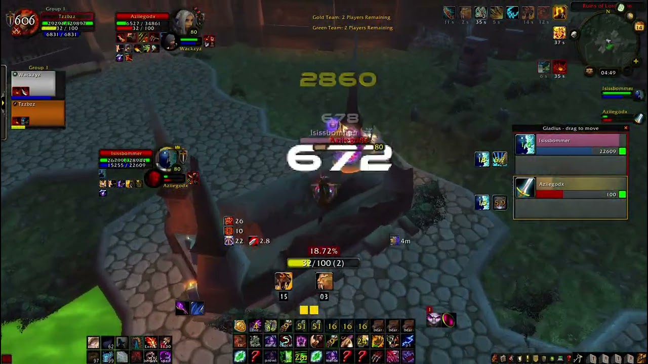 Feral/Disc vs War/Pal random game #2 (Warmane)