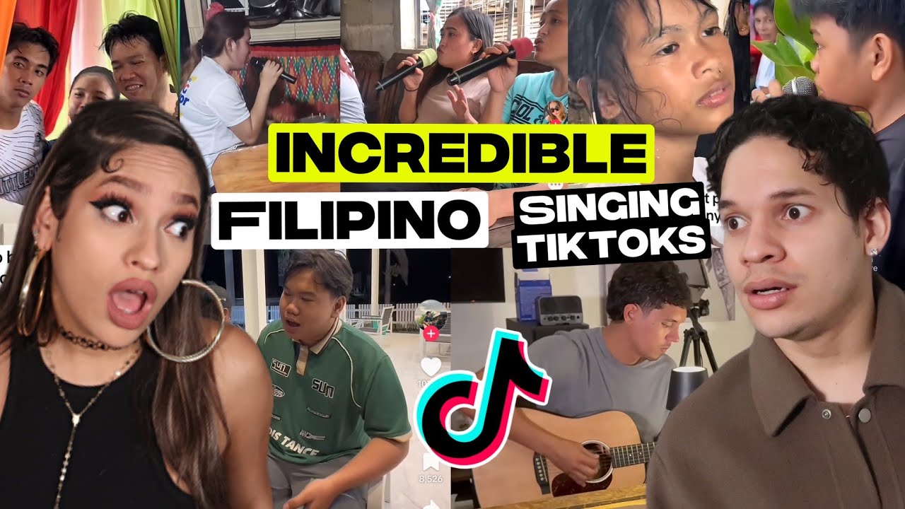 WTF!? No matter what... Always SINGING!? Latinos react to Viral  Filipino SINGING TikToks