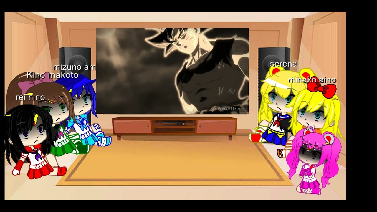 sailor moon reaccióna a Goku vs black Goku xeno