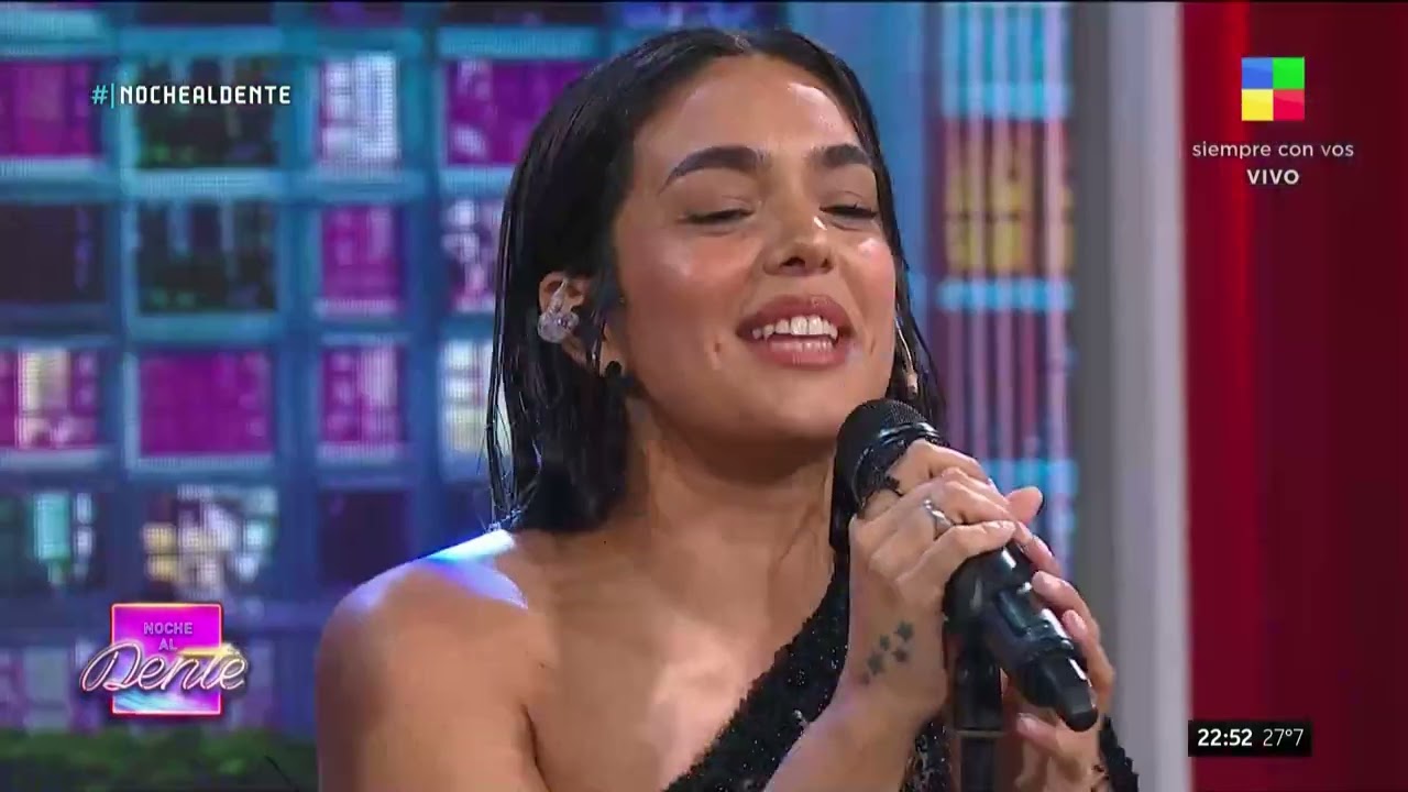 El show de Ángela Leiva en Noche Al Dente