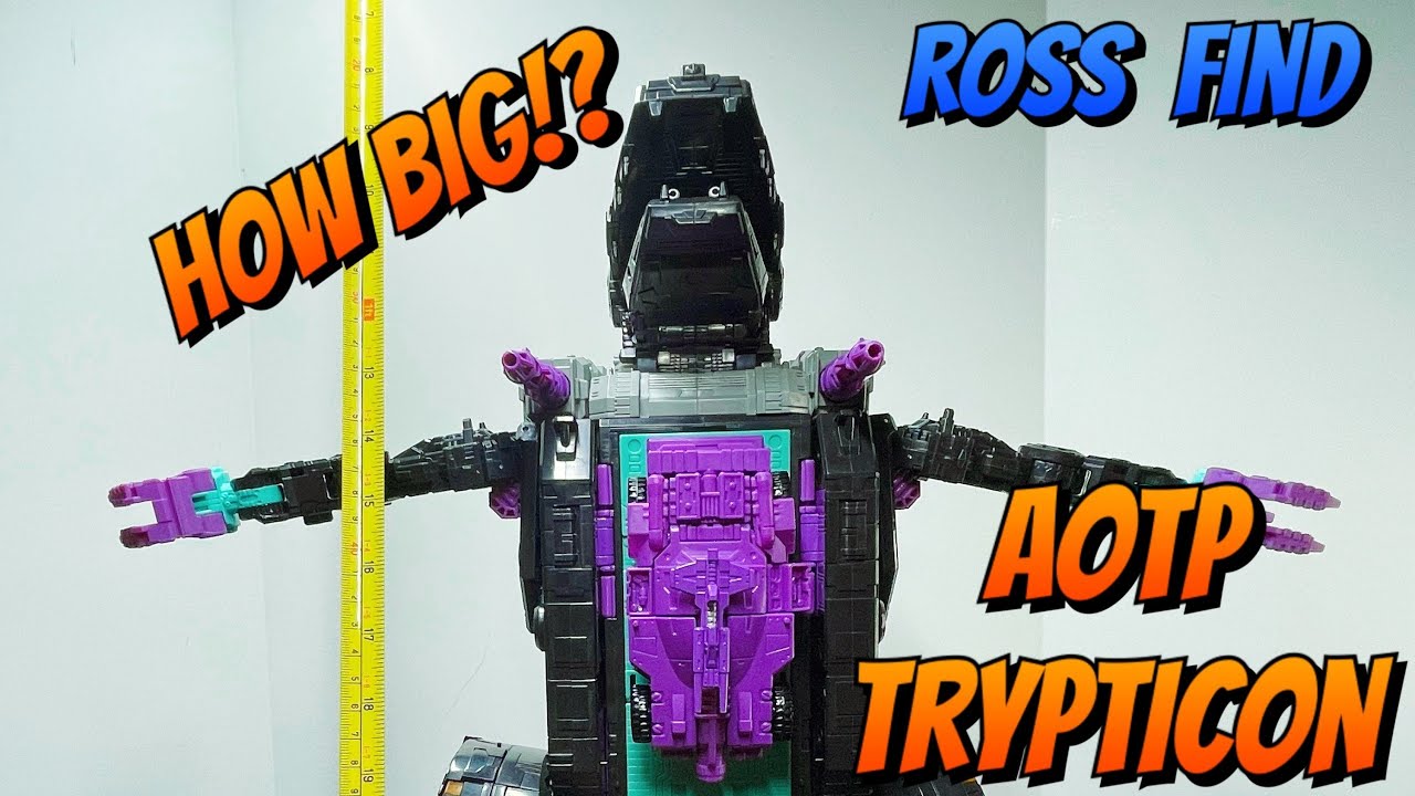 Age of the Primes Trypticon | size comparison