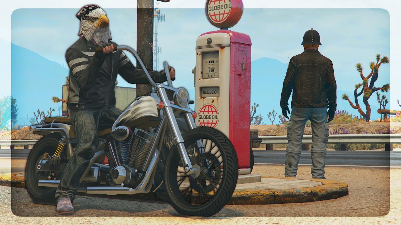 Joining a Biker Gang for a Day in GTA