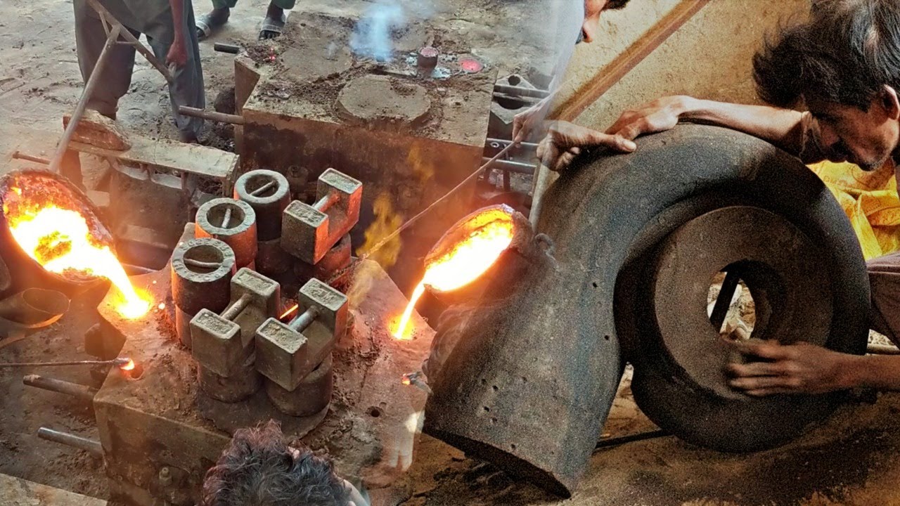 Amazing Metal Casting Process of Centrifugal Pump Body Using Sand Mold Technique